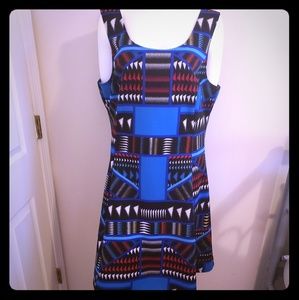 Tribal print Sleeveless Fit & Flare
